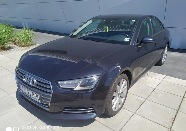 Audi A4 cena 69900 przebieg: 157100, rok produkcji 2017 z Puck małe 529